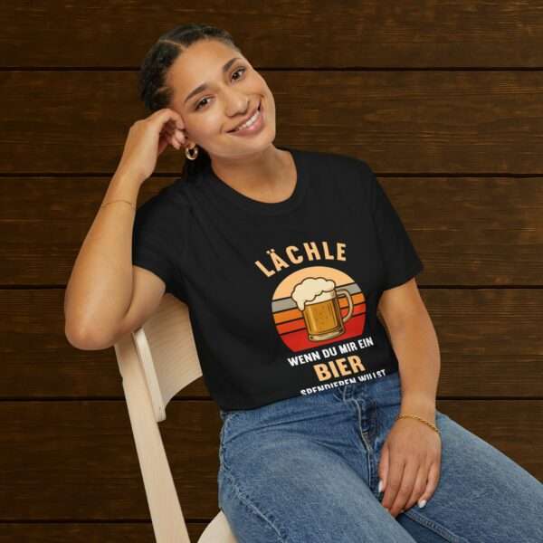 10247922001555106153_2048_custom.jpeg Lustiges Bier Shirt – Lächle, wenn du mir ein Bier spendieren willst