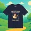 Chicken Game game don´t lock at the chicken | Game Over | Lustiges t-Shirt