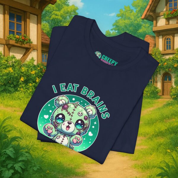 I eat brains But do not Worry, you are safe | Frauen T-Shirt | Horror Shirt | Kawaii T-Shirt