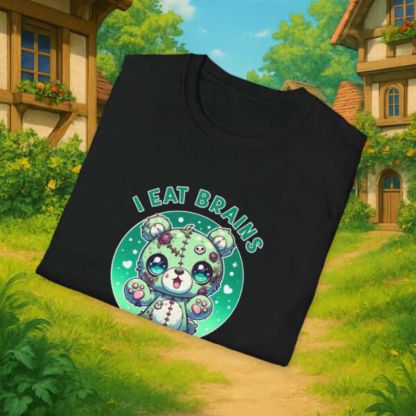 Kawaii Horror Shirt | I eat brains but dont worry you are safe | Zombie Bär