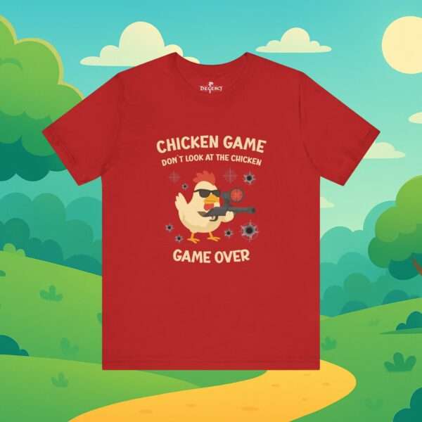 10661319929555188988_v2_2048_custom.jpeg Chicken Game game don´t lock at the chicken | Game Over | Huhn shirt
