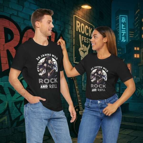 20 Jahre Wild | Rock and Rock | 20 Geburtstag Tshirt Rock