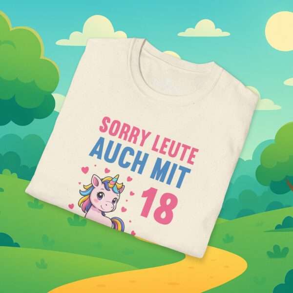 Einhorn 18 Geburtstag T-Shirt |  Provokant und lustig