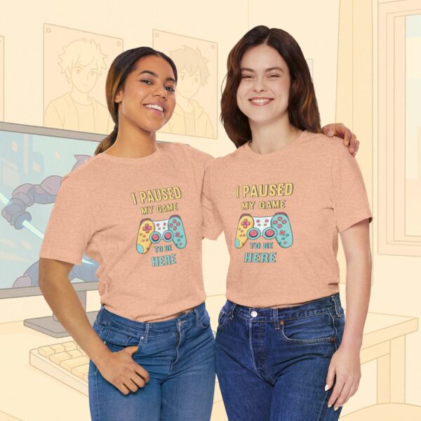 I Paused My Game To Be Here Gamer Frauen Shirt | Gamergirl | Controller