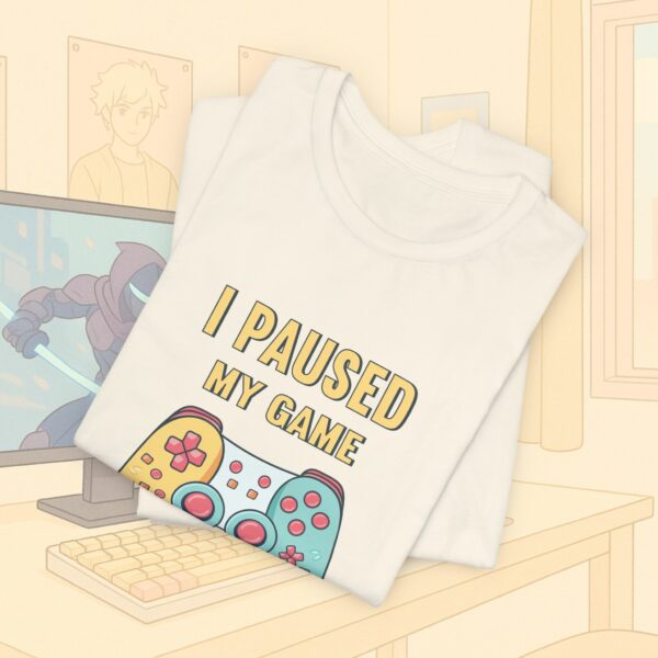 I Paused My Game To Be Here Gamer Frauen Shirt | Gamergirl | Controller