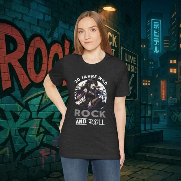 20 Jahre Wild | Rock and Rock | 20 Geburtstag Tshirt Rock