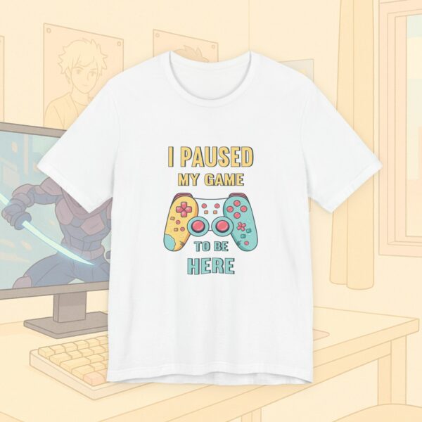 I Paused My Game To Be Here Gamer Frauen Shirt | Gamergirl | Controller