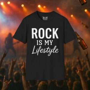 Rock T-Shirt | Rock is my Lifestyle Shirt für echte Rockfans
