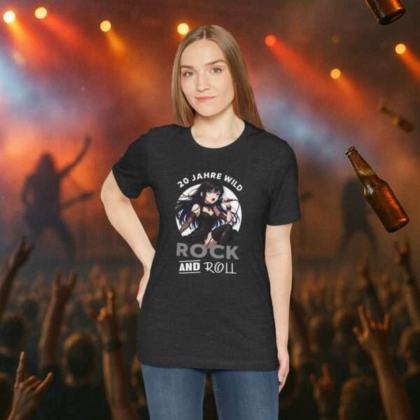 20 Jahre Wild | Rock and Rock | 20 Geburtstag Tshirt Rock