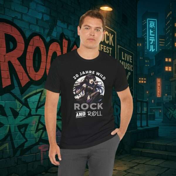 20 Jahre Wild | Rock and Rock | 20 Geburtstag Tshirt Rock