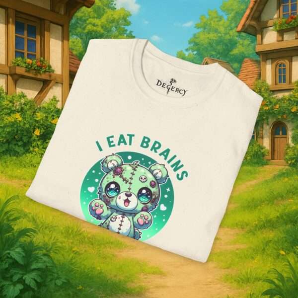 Kawaii Horror Shirt | I eat brains but dont worry you are safe | Zombie Bär