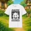 Anime T-Shirt „Weil Menschen scheiße sind“ – Sarkastischer Otaku-Humor für echte Fans