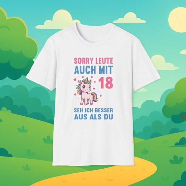 Einhorn 18 Geburtstag T-Shirt |  Provokant und lustig