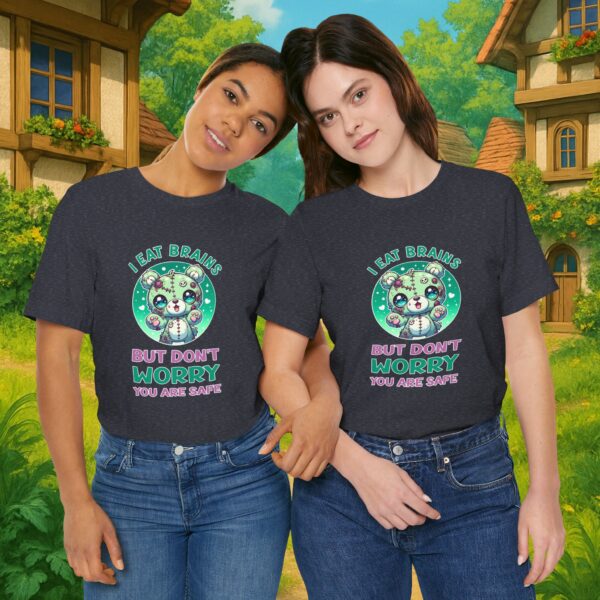I eat brains But do not Worry, you are safe | Frauen T-Shirt | Horror Shirt | Kawaii T-Shirt