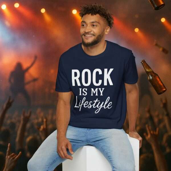 Rock T-Shirt | Rock is my Lifestyle Shirt für echte Rockfans