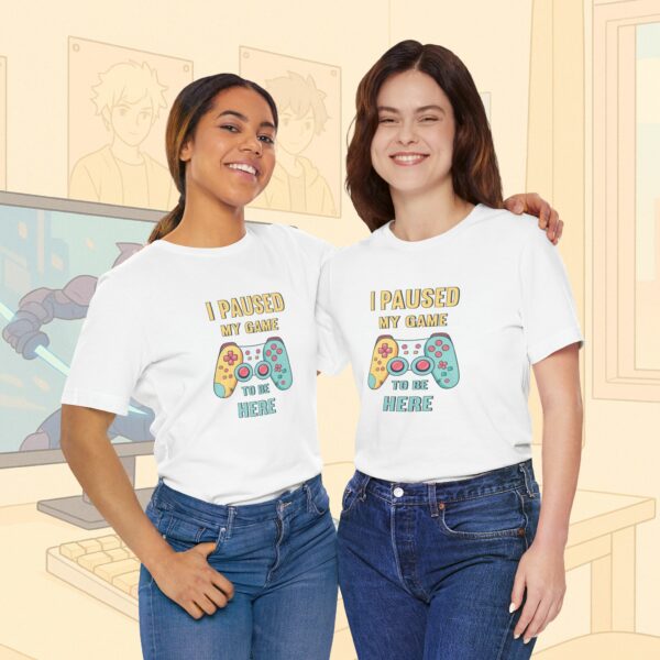 I Paused My Game To Be Here Gamer Frauen Shirt | Gamergirl | Controller