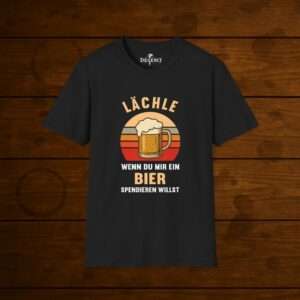 Lustiges Bier Shirt – Lächle, wenn du mir ein Bier spendieren willst
