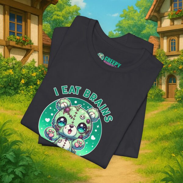 I eat brains But do not Worry, you are safe | Frauen T-Shirt | Horror Shirt | Kawaii T-Shirt