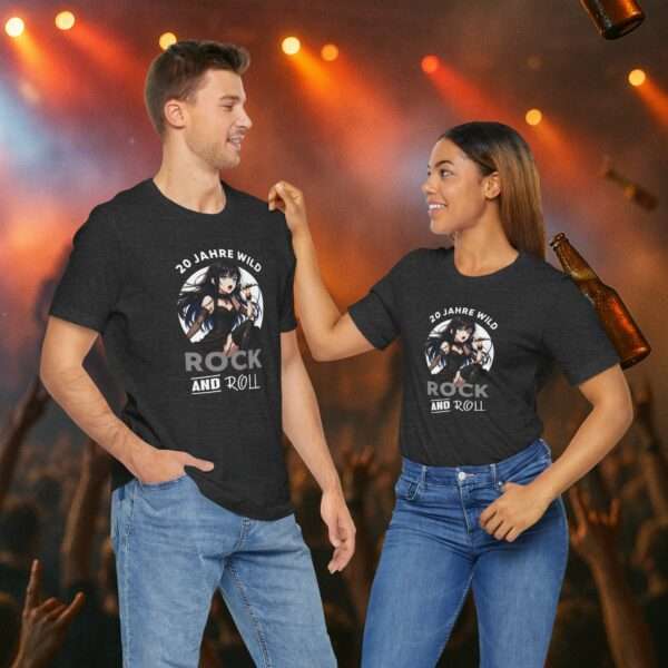 20 Jahre Wild | Rock and Rock | 20 Geburtstag Tshirt Rock
