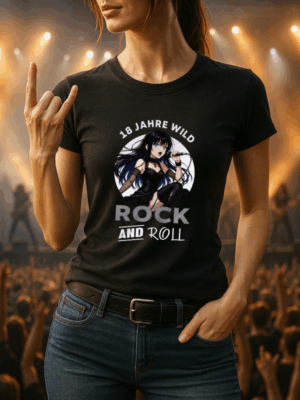 18 Jahre Wild | Rock and roll | Geburtstags Shirt Rock