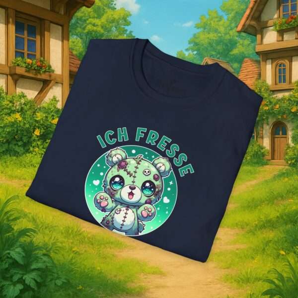 Kawaii Horror Shirt | Ich fresse Gehirne aber keine Sorge du bist sicher | Zombie Bär |