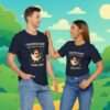 Chicken Game game don´t lock at the chicken | Game Over | Lustiges t-Shirt