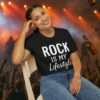 Rock T-Shirt | Rock is my Lifestyle Shirt für echte Rockfans