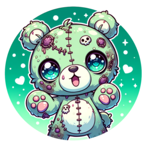 Gorezu Kawaii Horror Bär aus Creepy Wonderland