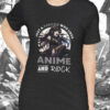 Just a Person Who Likes Anime and Rock | Unisex | T-Shirt | Anime Rock Shirt