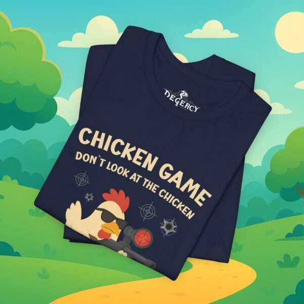 Chicken Game game don´t lock at the chicken | Game Over | Lustiges t-Shirt