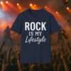Rock T-Shirt | Rock is my Lifestyle Shirt für echte Rockfans