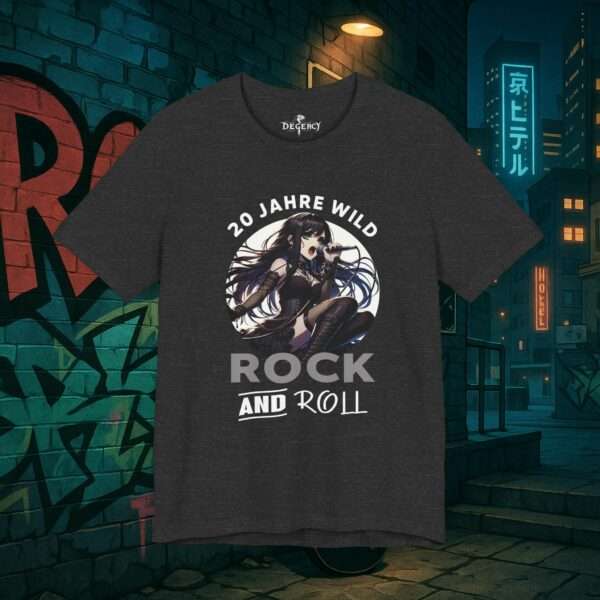 20 Jahre Wild | Rock and Rock | 20 Geburtstag Tshirt Rock