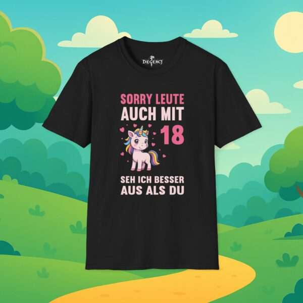 Einhorn 18 Geburtstag T-Shirt |  Provokant und lustig