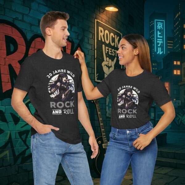 20 Jahre Wild | Rock and Rock | 20 Geburtstag Tshirt Rock