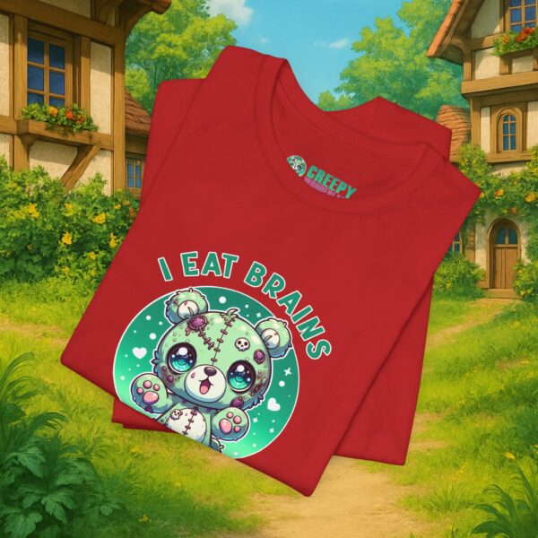 I eat brains But do not Worry, you are safe | Frauen T-Shirt | Horror Shirt | Kawaii T-Shirt