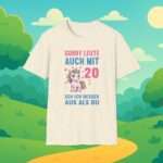 Einhorn 20 Geburstag T-shirt | Provokant und Lustig