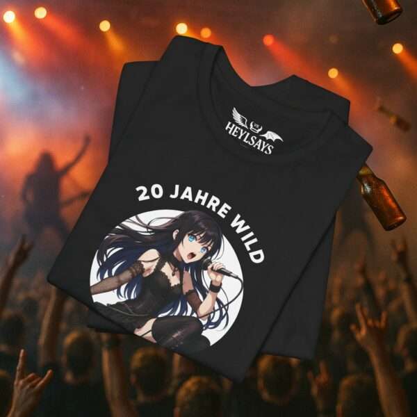 20 Jahre Wild | Rock and Rock | 20 Geburtstag Tshirt Rock