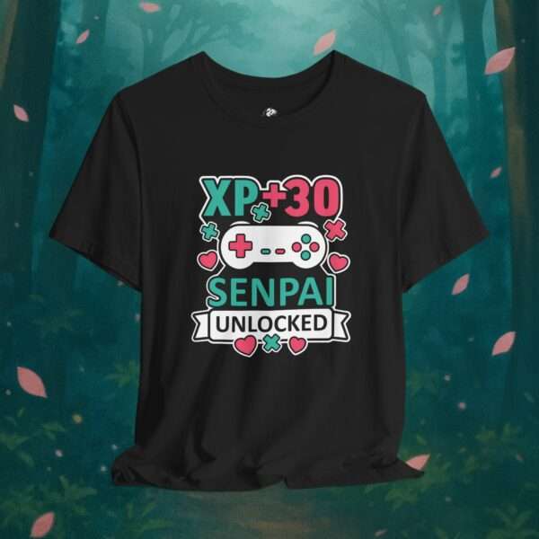 5820104249633644934_v2_2048_custom.jpeg 30 Geburtstag Gamer Shirt | Senpai unlocked | Unisex