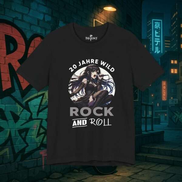 20 Jahre Wild | Rock and Rock | 20 Geburtstag Tshirt Rock