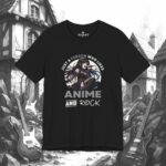 Just a Person Who Likes Anime and Rock | Unisex | T-Shirt | Anime Rock Shirt