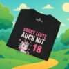 Einhorn 18 Geburtstag T-Shirt |  Provokant und lustig