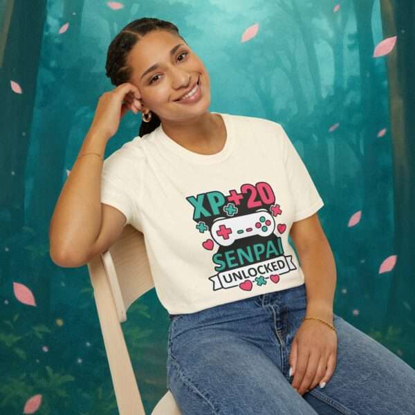 20 Geburtstag Gamer T-Shirt – XP +20 Senpai Unlocked | Lustiges Gaming Shirt