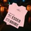 Essen Schlafen Anime Wiederholen Level Up | Unisex Shirt | Anime T-Shirt