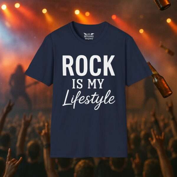 6766780848420286652_2048_custom.jpeg Rock T-Shirt | Rock is my Lifestyle Shirt für echte Rockfans