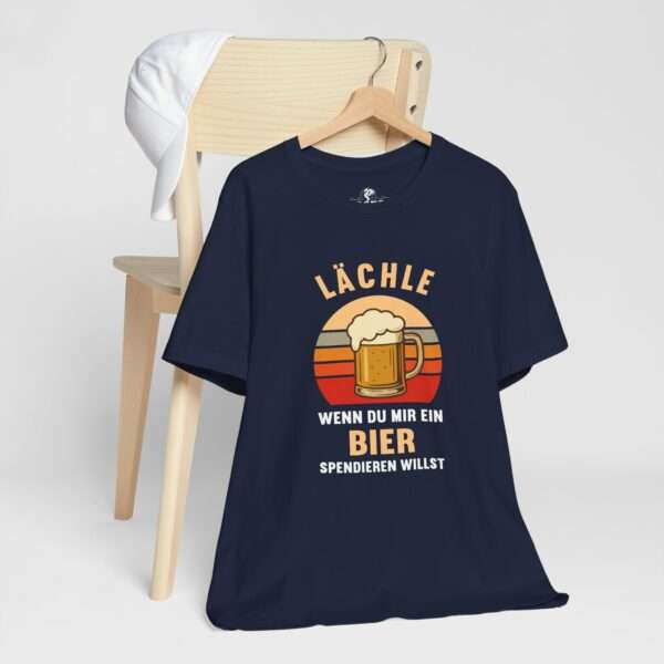 6972017384425750307_2048.jpeg Lustiges Bier Shirt – Lächle, wenn du mir ein Bier spendieren willst