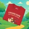 Game Over | Lustiges t-shirt | Chicken Game game don´t lock at the chicken