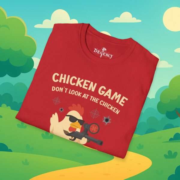 Game Over | Lustiges t-shirt | Chicken Game game don´t lock at the chicken