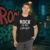 Rock ist mein Lifestyle | Rock tshirt