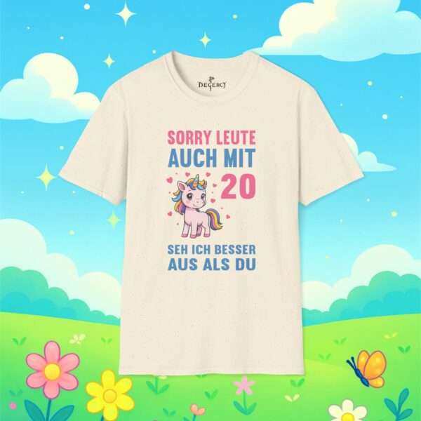 Einhorn 20 Geburstag T-shirt | Provokant und Lustig