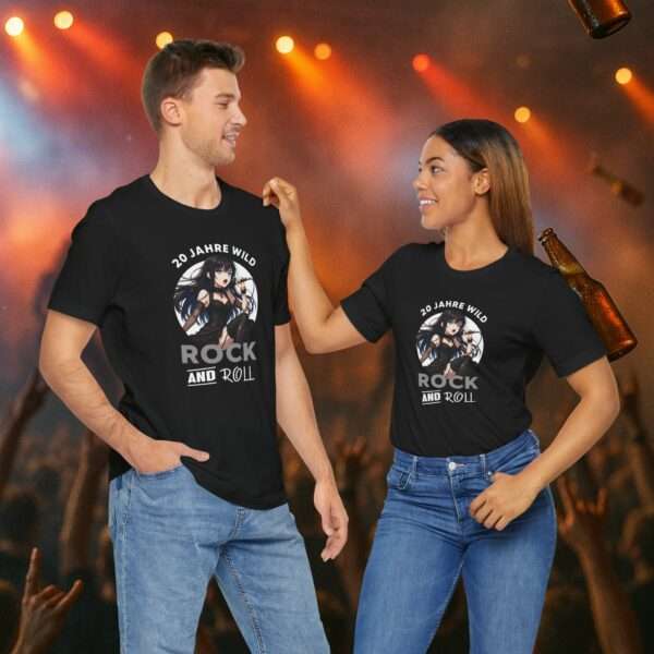 20 Jahre Wild | Rock and Rock | 20 Geburtstag Tshirt Rock